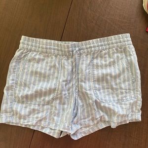 Calvin Klein Blue&White Striped Shorts Sz. Small
